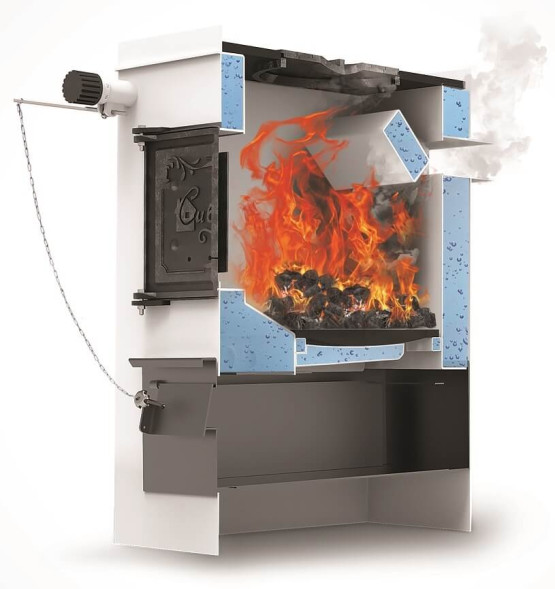 Твердотопливный котел НМК Сибирь КВО 10